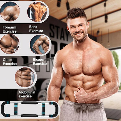 Twister Arm Trainer Adjustable 66–110 lbs – Arm & Chest Trainer for Men & Women, Chest Workout Equipment with Bonus Light Hand Grip Trainer & Pads, Power Twister Chest Expander for Home Gym