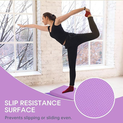 Balance Pad – Stability Trainer for Balance, Stretching, Physical Therapy, Exercise, Mobility, Rehabilitation and Core Training Non-Slip Closed Cell Foam Premium Balance Pad Knee Pad