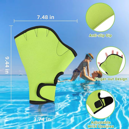 Carperipher Water Aerobics Set for Aquatic Exercise, Pool Fitness Equipment Foam Water Dumbbell Set, New Upgrade Aquatic Dumbbells and Foam Swim Aquatic Cuffs, Water Workout Fitness Tool