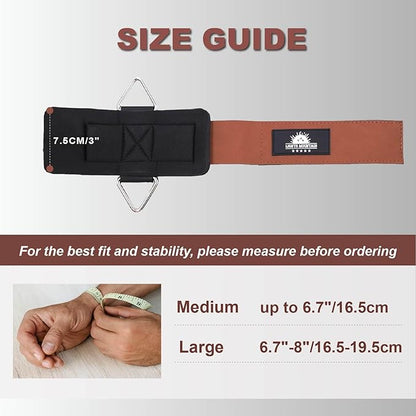 Wrist Cuffs for Cable Machines – Padded & Adjustable Straps for Lateral Raises, Tricep Pushdowns & Strength Training