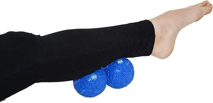 High Density Deep Tissue Textured Massage Therapy Balls: For Myofascial Release, Muscle Knots, Self-Care Pain Relief, Yoga, Pilates, Athlete Muscle Recovery, Increased Mobility
