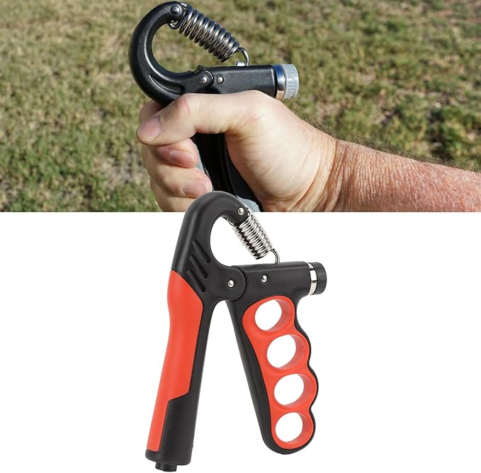 Hand Grip Strength Trainer, Thickened Spring Hand Grip Strengthener Adjustable Resistance 11.0‑220.5lb for Musicians for Hand Injury Recovery