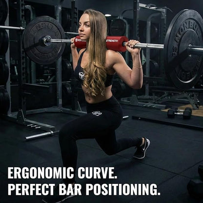 Advanced Squat Pad - Barbell Pad for Hip Thrusts, Squats & Lunges - Neck & Shoulder Squat Bar Pad Cushion Support Foam for Extra Comfort