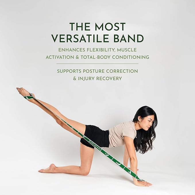 Stretching Strap Set of 3, Stretch Straps with Loops for Yoga, Pilates, Dance, Physical Therapy, 3 Resistance Bands, Stretch Bands for Exercise, Flexibility, Yoga Straps for Stretching