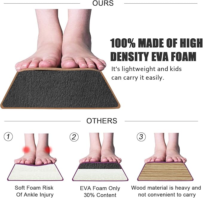 FBSPORT 8ft/9ft/9.5ft Balance Beam Folding Gymnastics Beam Foam Balance Floor Beam Equipment for Kids Adults, Suede Cover Anti Slip Base with Carry Bag for Home School Gym Training