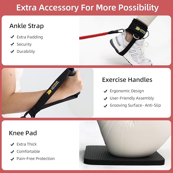 Multi-Functional Whole Body Workout Box, Hip Thrust Bench, Glute Bridge Exercise, Box Jump Training, Core & Abs Strength Training With Resistance Band, Exercise Handle, Knee Pad Gym