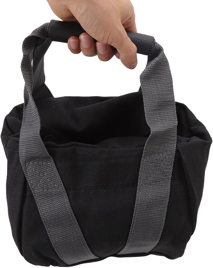 Pwshymi Canvas Tear Workout Sandbag with Comfortable Handle 0-25lbs for Fitness Exercise, Training