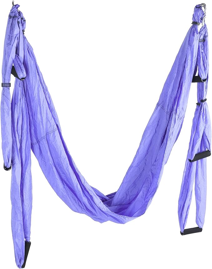 Aerial Yoga Hammock,Yoga Hammock Hanging Swing for Yoga Inversion,Strength Training,Starter Hardware Kit
