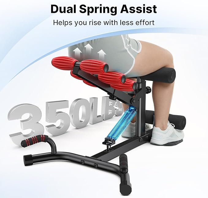 MERACH Deep Squat Machine for Women, Adjustable Glutes Trainer Machine, Core & Leg Exercise, Push Up Board Workout Equipment at Home Gym
