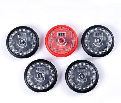 Siboasi Reaction Lights Training Speed Agility Training Lights Portable Sports Fitness Lights Trainer for Basketball Soccer Lacrosse (Red+Black)