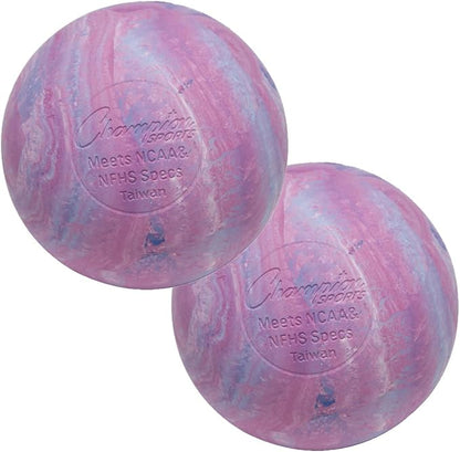 Champion Sports Lacrosse Balls – Official Size SEI Certified, Multi-Color Packs of 3, 6, or 12 for Practice & Games