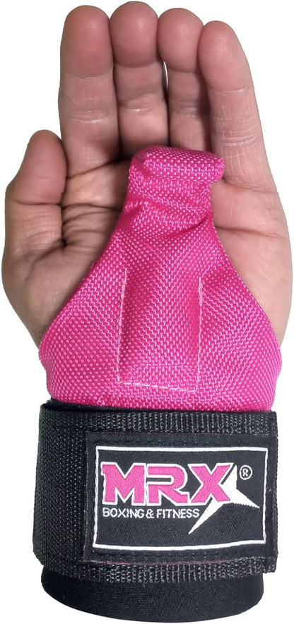 MRX Power Weight Lifting Straps Wrist Support Heavyduty Gym Training Bandage Cordura Hook Deadlifting Wraps