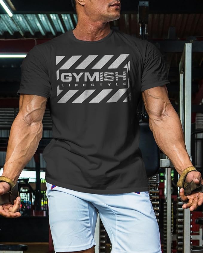 Gymish American Flag Graphic Fitness Tank, Sleeveless Bodybuilding Athletic Tank Top