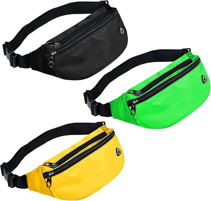 Fanny Pack for Men Women, Waterproof Sports Waist Bag Pack, Belt Bag for Travel Hiking Running