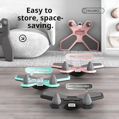 Balance Board with Maze Game Core Trainer with Pleasure 360° Tilt & Twist Plank Board with Multi-Functional Handles Phone Holder Plus Elbow Pad