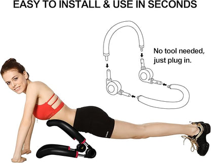Ab Machine Ab Workout Equipment,Sit Up Exercise Equipment For Stomach Workout, Adjustable Abdominal & Strength Trainer For Men & Women,Fitness Exercise Equipment For Home.US Patented