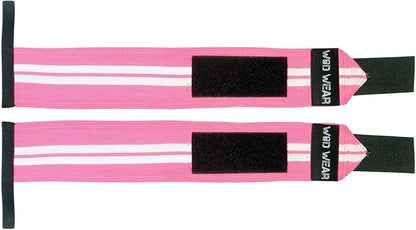 Elastic Wrist Wraps for Powerlifting, Strength Training, Bodybuilding, Cross Training, Olympic Weightlifting, Yoga Support - One Size Fits All