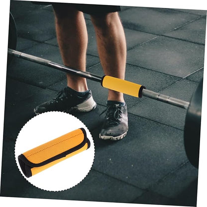 Toyvian 2pcs Grip Pads Gym Barbell Pad Wrist Straps Deadlift Barbell Cushion Hip Thrust Mat