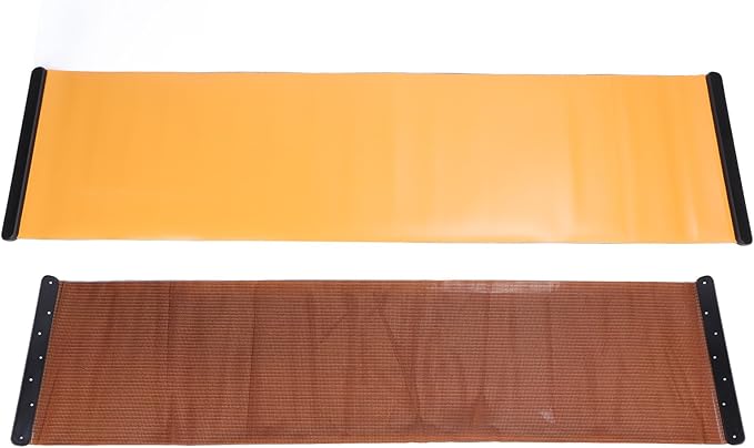 Workout Slide Board, Exercise Sliding Board Equipment with Shoe Booties for Full-Body Strength Training, Speed and Balance Exercises