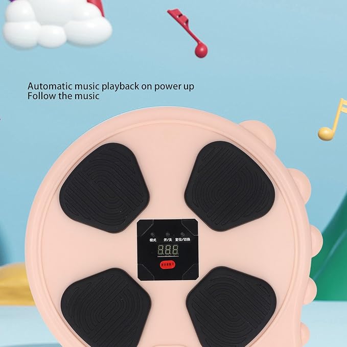 Alomejor Music Boxing Kit,Interactive Training Feedback,Smart Sensor Trainer,Built-in Music Feature for Home Workouts Personal Training Fitness Enthusiasts