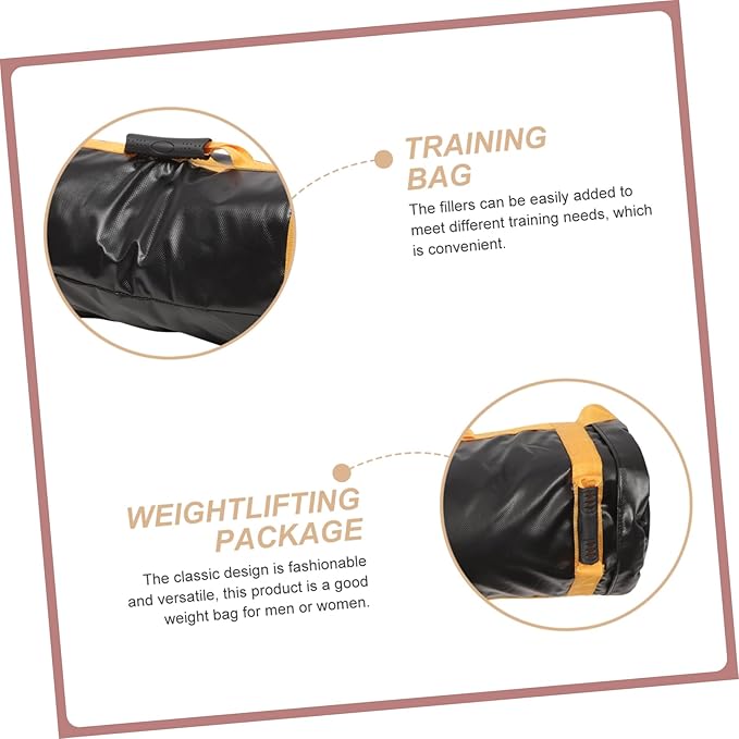 TOYANDONA Portable Weight Lifting Bag for Men PVC Strength Training Sandbag for Muscle Building Versatile Workout Weight Bag for Fitness and Exercises