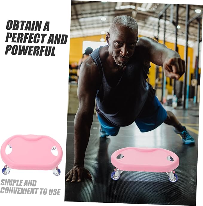 YARNOW Quiet Workout Sliders Discs for Abdominal Training Fitness Equipment Home Gym Rolling Discs for Women Core Strengthener