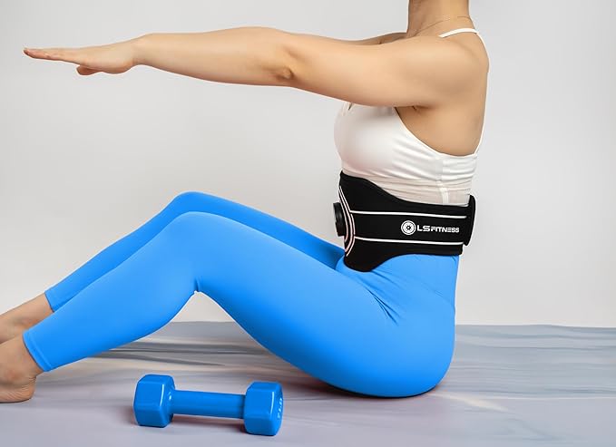 Ab Stimulator EMS Belt – Core Muscle Activation & Training Support, Adjustable Wireless Ab Trainer for Home Workouts