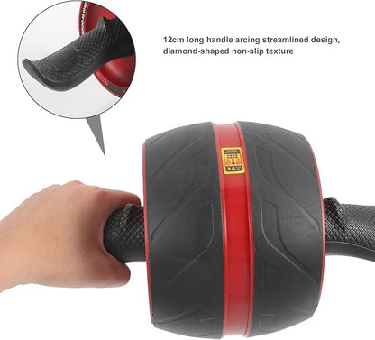 Ab Roller Wheel Fitness Roller with Automatic Rebound, Abs Abdominal Trainer for Home Workouts, Core Strength Exercise Equipment for Men and Women
