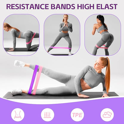 12 Pcs Pilates Equipment kit for Home Workouts, Women's Pilates Essentials Set, Pilates Ring and 2 Ball Accessories Ket, with 5 Resistance Loop, Grip Socks, Resistance Bands, Sculpt Band & Storage Bag