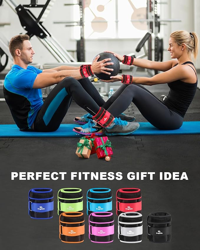 Adjustable Ankle Weights 1-3/4/5/6/8/10/12/15/20 LBS Pair with Removable Weight for Jogging, Gymnastics, Aerobics, Physical Therapy