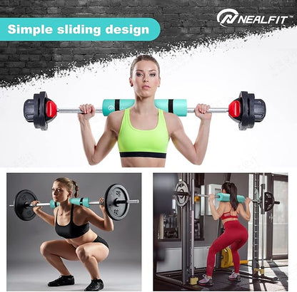 Barbell Pad Squat Pad for Squats—Squat Bar Pad—Great for Weightlifting,Lunges and Hip Thrusts—Foam Sponge Pad—Fit Standard and Olympic Bars Perfectly