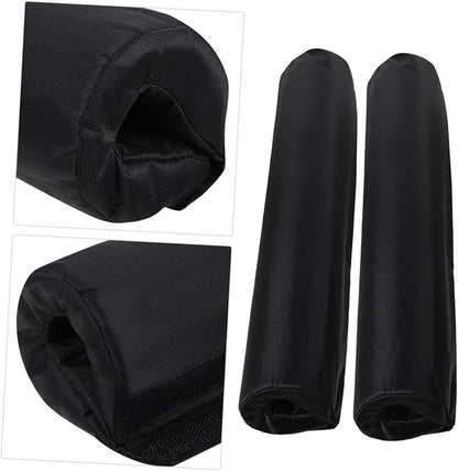 Mipcase 2pcs Thick Barbell Squat Pad with Shoulder and Neck Protection High Grip Weightlifting Cushion for Squats Lunges Hip Thrusts Lightweight and Easy to Install Gym Support Pads