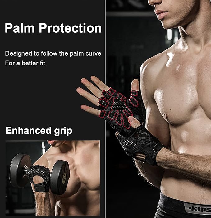 Workout Gloves for Women & Men, Gym Gloves Weight Lifting Gloves for Men, Mens Workout Gloves Fitness Gloves