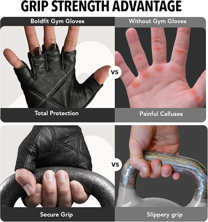 Boldfit Gym Gloves for Men & Women with Wrist Support Accessories for Weightlifting, Training, Exercise, Cycling Gloves, Bike Riding Gloves