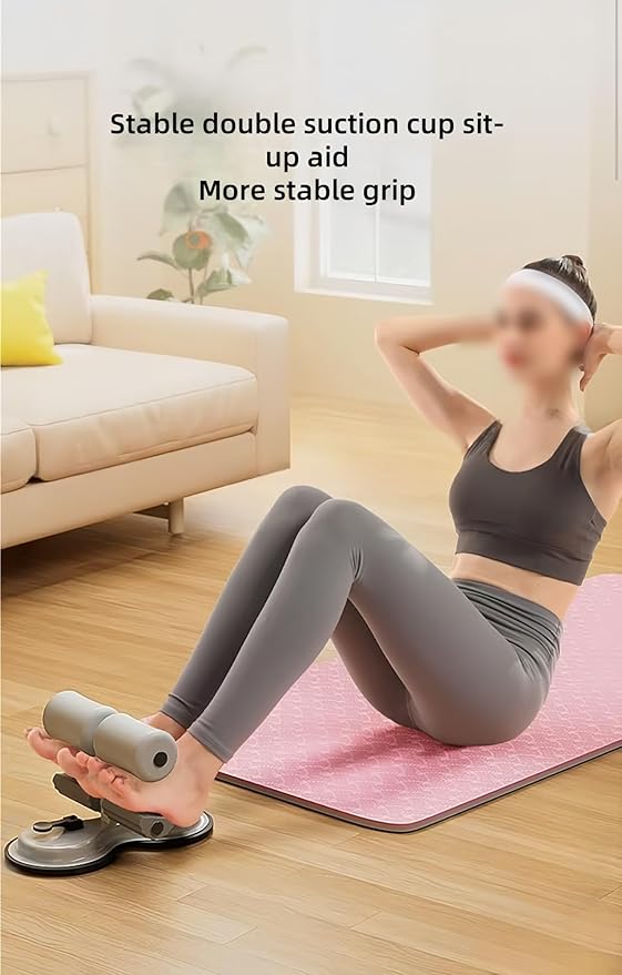 Sit Up Exercise Equipment,Ab Training Auxiliary Device,Portable Sit up Exercise Equipment，Adjustable ab Trainer Machine，Multi-Functional Adjustable ab Trainer ，for Home/Office/Gym(Black,B)