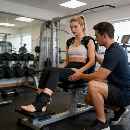 Heavy Type Polyester Fabric Hip Thrusts Set with Reinforced Stitching Shoulder Pad Suitable for Long Service Workout Use Reinforced Fitness Accessories