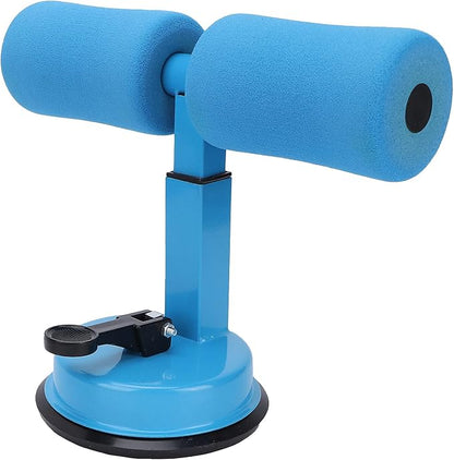Sit-up Aid, Sit Up Bar for Floor, Portable Adjustable Sit Up Equipment with Sit-Up Foot Holder, Household Fitness, Abdominal Muscle Exercise, for Body Building(blue)