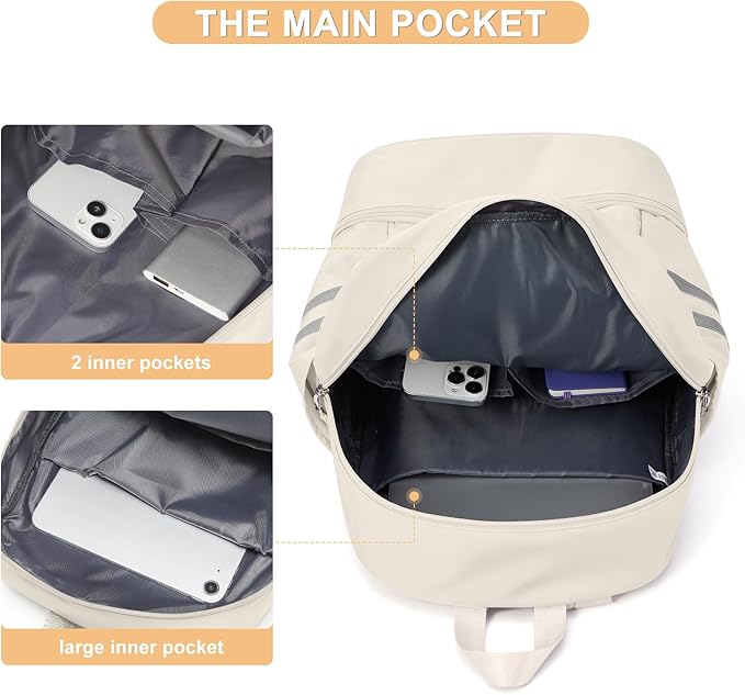 coofay Gym Backpack For Women Waterproof Sports Backpack With Shoe Compartment Lightweight Travel Backpacks Small Gym Bag Dance Volleyball Backpacks
