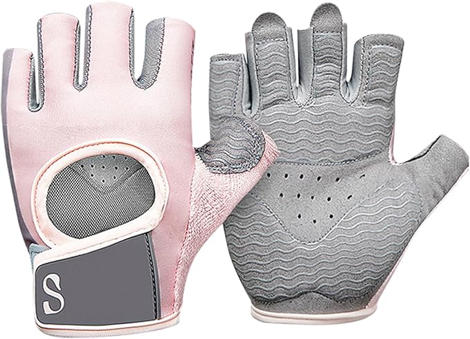 Gym Gloves Workout Gloves Women, Anti-Slip Breathable Gym Essentials Women for Weightlifting Cycling Training, Guantes para Gym Mujer