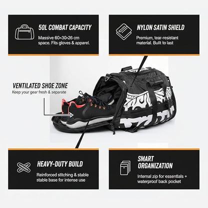 YOKKAO Gym Bag - Tiger Addition- Black