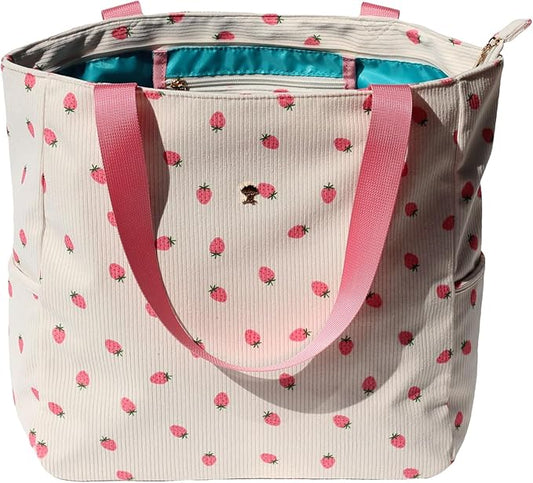 Original Floral Water Resistant Large Tote Bag Shoulder Bag for Gym Beach Travel Daily Bags Upgraded