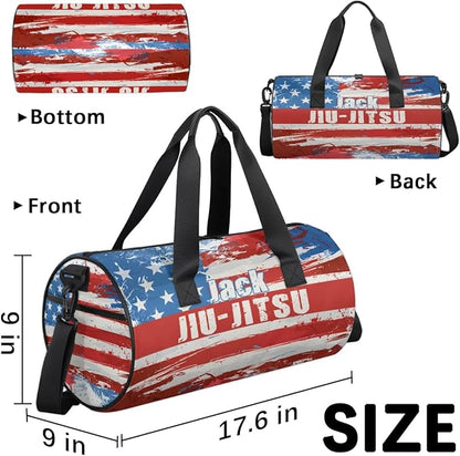Personalized-Martial-Arts-Gear-Bag for Karate Teakwondo, Custom Jiujitsu Bag for Boys, Karate Teakwondo Bag for Gear Waterproof Lightweight Large USA