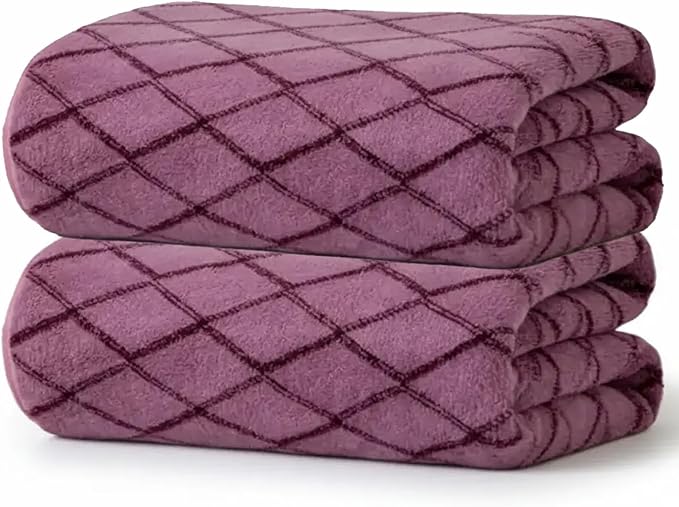 2-Pack Microfiber Bath Towels (27x54 Inches) - Ultra Soft & Quick Dry, 3X Absorbency, Lightweight for Gym, Yoga, Travel & Spa - Perfect for Home, Fitness & Post-Workout