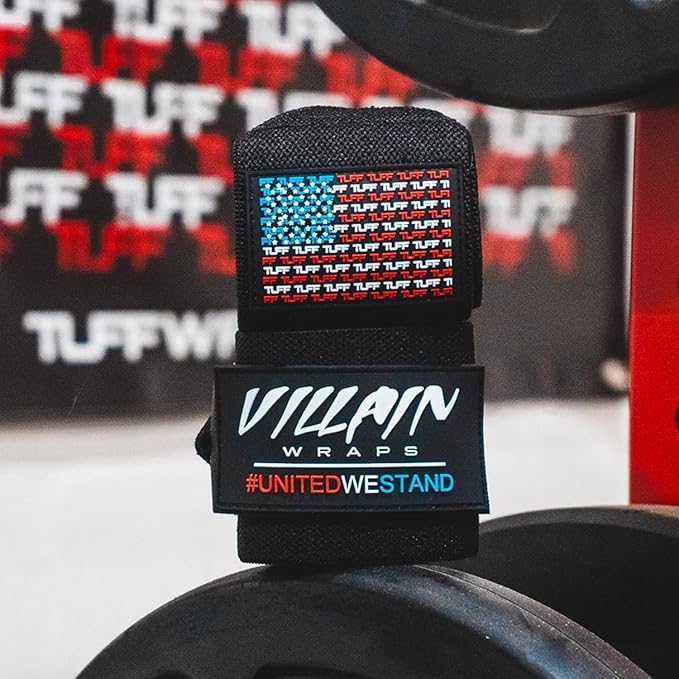 Villain Wrist Wraps for Weightlifting & Powerlifting – Adjustable Support Straps for Men and Women – Ideal for Strength Training, CrossFit, Bodybuilding – Durable Comfort to Eliminate Wrist Pain