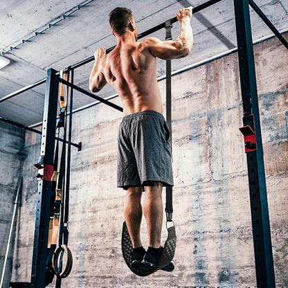 Kipika 48" Ceiling Mounted Pull Up Bar, Heavy Duty Multi-Grip Chin Up Bar,Mounted Pullup Bar, Adjustable Height, Pull Up Bands for Chin Ups & Body Stretching, Ideal for Home Gym and Strength Training