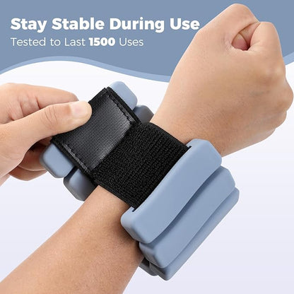 Sportneer Ankle & Wrist Weights Set of 2 (1LB/2LB Each) for Women Men Comfortable Arm Leg Weight for Pilates, Running, Walking, Workout, Yoga, Water Aerobics, Pool Exercises