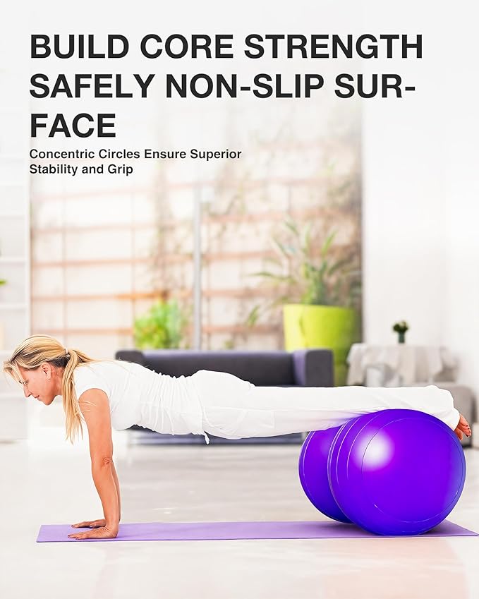 Extra Large Peanut Ball - 39.37"x19.67" Pregnancy, Labor, Birthing, Sensory | Physical Therapy Ball | Exercise Ball - Autism Therapy | Yoga Birth Ball - Core Strength, Stability, Fitness