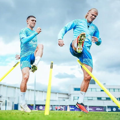 FORZA Slalom Agility Poles | Improve Endurance, Speed & Footwork | Color, Size & Rubber Base Options Available [8 Pack]