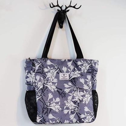 Original Floral Water Resistant Large Tote Bag Shoulder Bag for Gym Beach Travel Daily Bags Upgraded