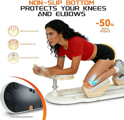 Spine Twist & Stretch Trainer Home Gym Exercise Machine, Ab & Back Stretcher for Core Lower Back Training, Full Body Stretch Twist Waist Leg Workout Equipment, US Local Ship